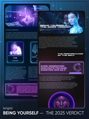 Мультимедийный лонгрид "Being yourself — the 2025 verdict"