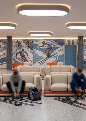 Реновация здания горнолыжного комплекса «Ленинские горки»
