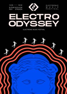 ELECTROODYSSEY
Electronic music festival identity ELECTROODYSSEY
Electronic music festival identity