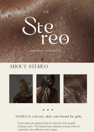 Фирменный стиль для Sterio cosmetics