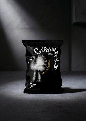 "Страшилки" — упаковка сухих снеков