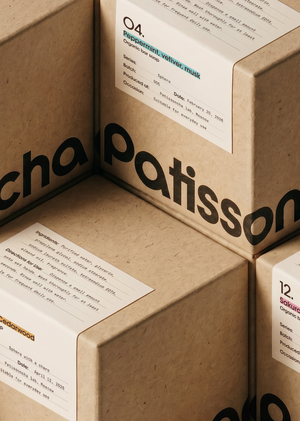 Айдентика бренда продуктов для ванной и дома Patissoncha