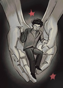 Лев Троцкий на&nbsp;руках