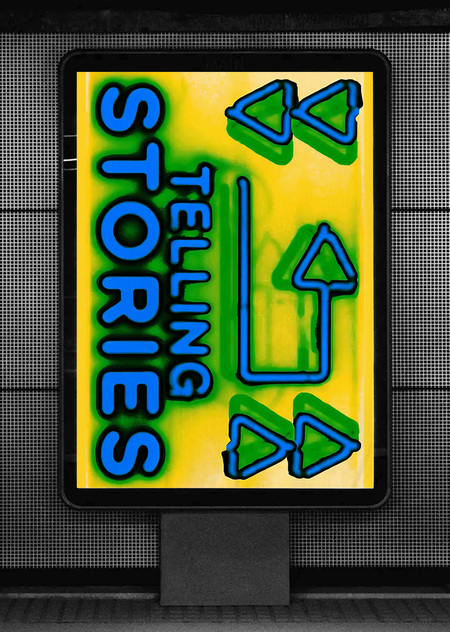 Плакат для фестиваля Telling Stories