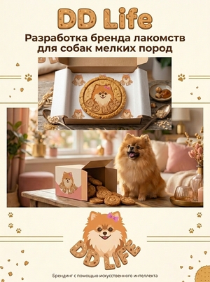 Разработка бренда лакомств для собак мелких пород (DD LIFE)