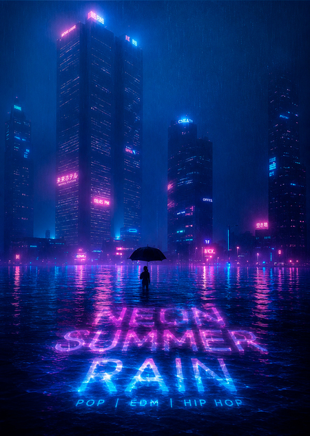 Neon Summer Rain: Three Perspectives