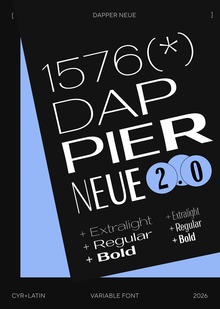 Dappier Neue Typeface Dappier Neue Typeface