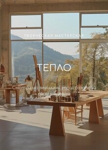 Лендинг для творческой мастерской ТЕПЛО