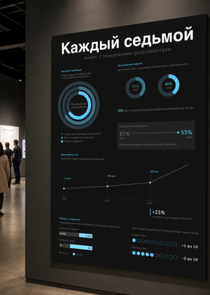 Каждый седьмой: психическое здоровье в цифрах
