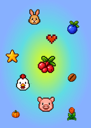 Инфографика: внутренняя статистика игры Stardew Valley