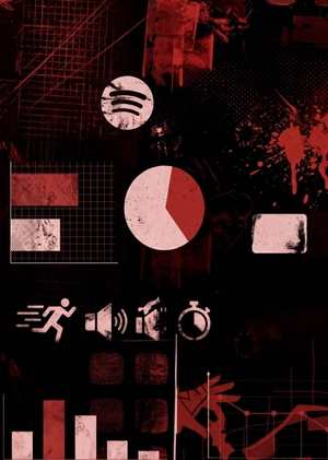 Инфографика жанра панк на платформе Spotify