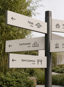 Айдентика для парка Хуамин