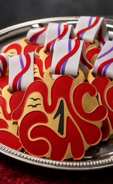 Наградная медаль Московских студенческих спортивных игр (МССИ) сезона 2026-2027