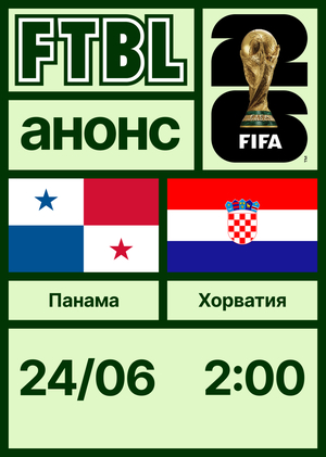 Чемпионат мира 2026: Панама — Хорватия