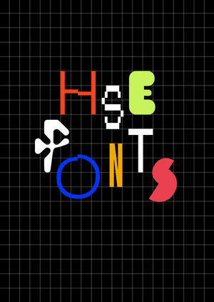 Промо-ролик для HSE FONTS