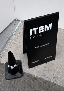 pop-up store ITEM