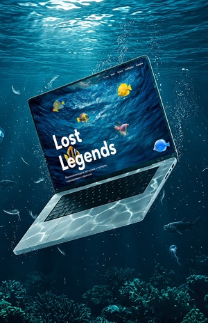 Сайт для фантастического турагентства "Lost Legends"