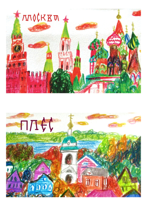 Карандашная ода Золотому Кольцу 