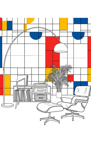 Гармония формы и функции в интерьере квартиры в стиле современного Bauhaus
