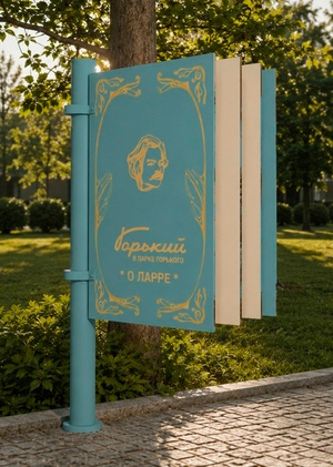 Арт-объект КНИГА в парке Горького