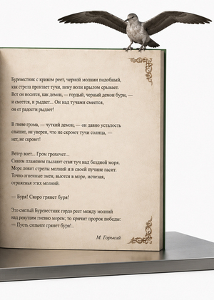 Арт-объект "Буревестник Горького" для фестиваля Горький+