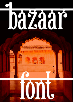 Bazaaar font