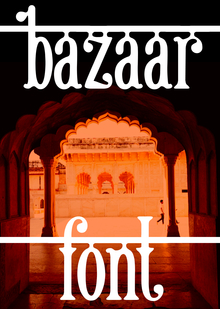 Bazaaar font