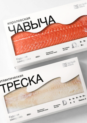 Белый Мыс. Упаковка замороженных морепродуктов