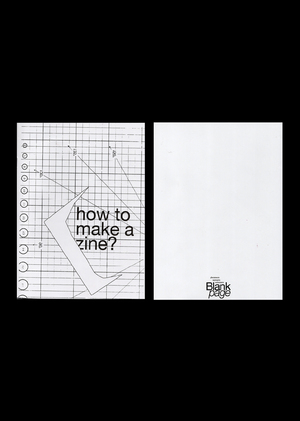 Зин фестиваля Blank Page