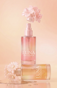 LUNA: упаковка масла для волос