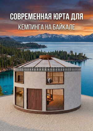 Современная юрта для кемпинга на Байкале