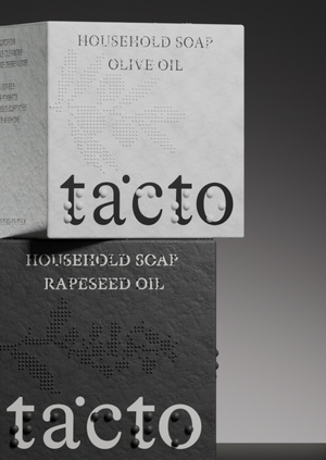 tacto - упаковка хозяйственного мыла для незрячих и слабовидящих