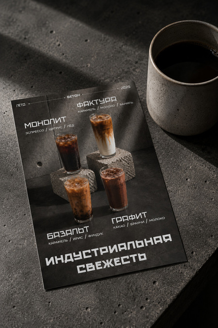Бетон кофе: сезонное меню