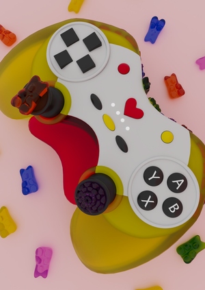 Haribo gamepad concept