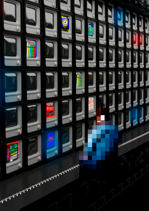 LOW RES ASCII ART museum