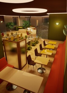 Hotel Reverie: кафетерий