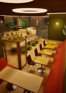 Hotel Reverie: кафетерий Hotel Reverie: кафетерий