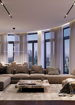 Penthouses for the Sky View Apartment Complex