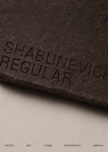 SHABUNEVICH Typeface SHABUNEVICH Typeface