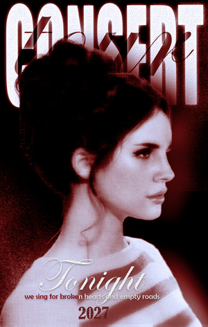 Концертные плакаты (Lana Del Rey)