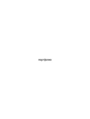 портфолио