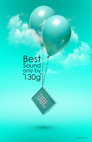 Плакат для презентации  продукции JBL