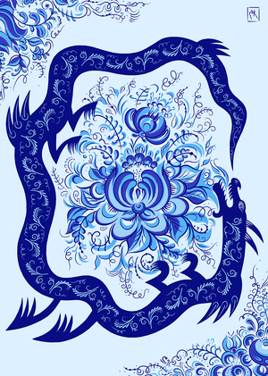 Chinese-russian dragons