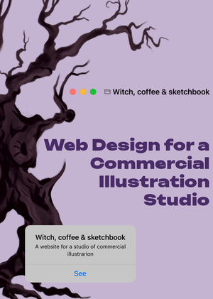 Website for the commercial illustration studio
