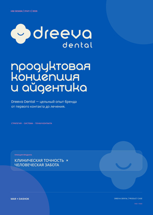 dreeva dental | разработка бренд-стратегии