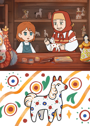 Анимация о дымковской игрушке