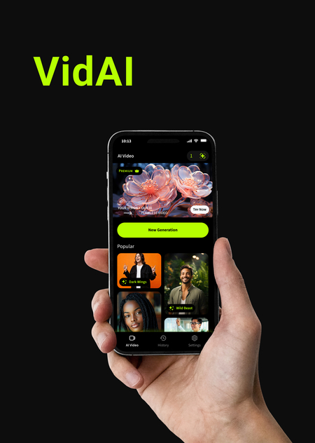 Приложение по генерации видео VidAI