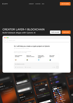 Cytonic - продуктовый дизайн L1-блокчейн-экосистемы