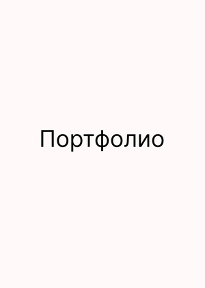 Портфолио