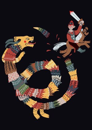 Драконы побольше и люди поменьше